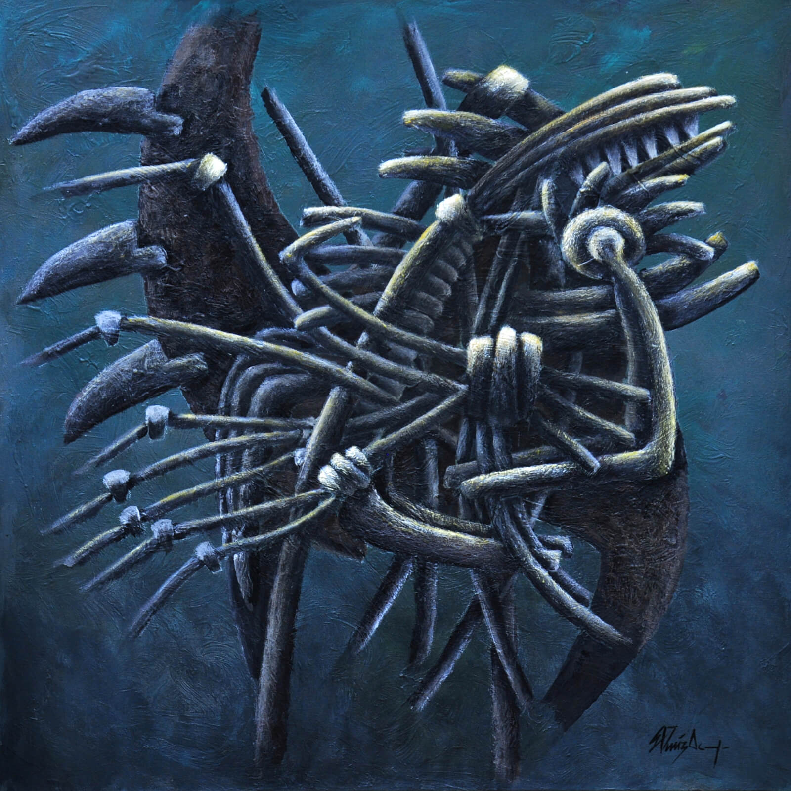 BLUE-BILLED CURASSOW